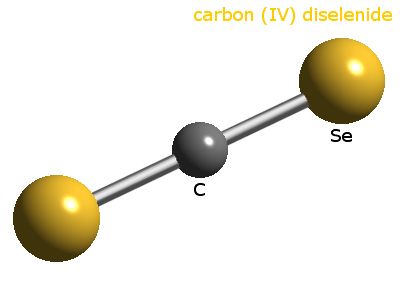 carbon di selenide molecule