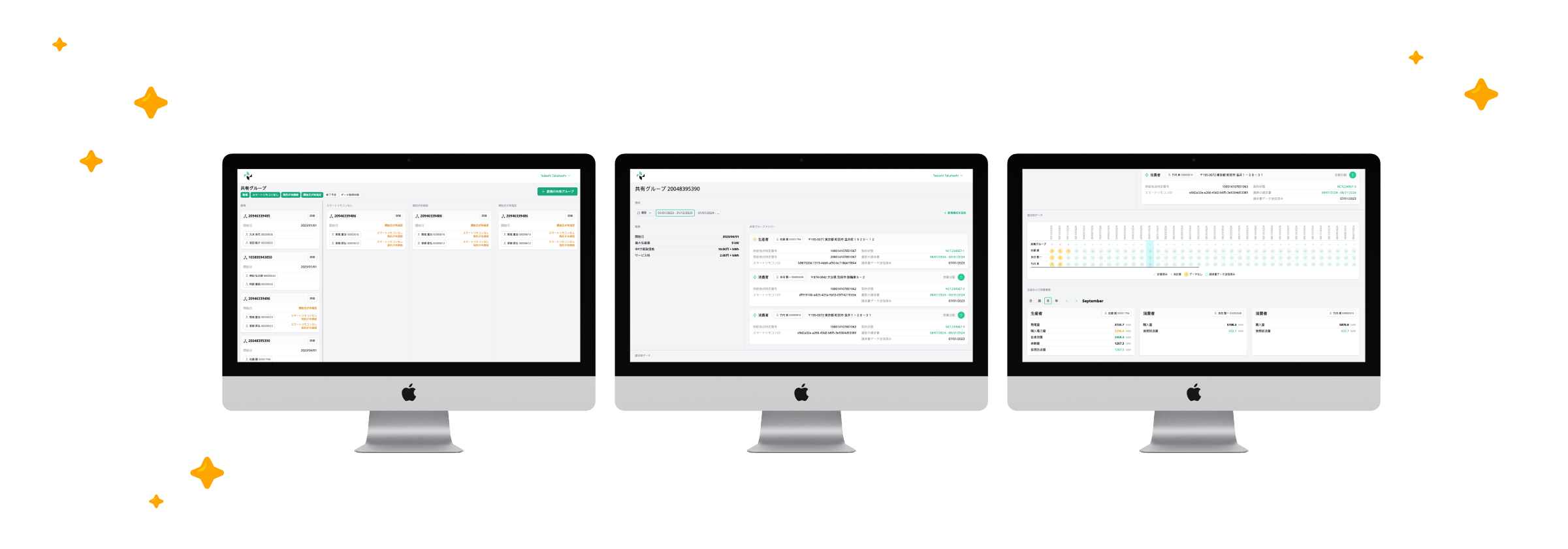 Nichigas backoffice dashboard