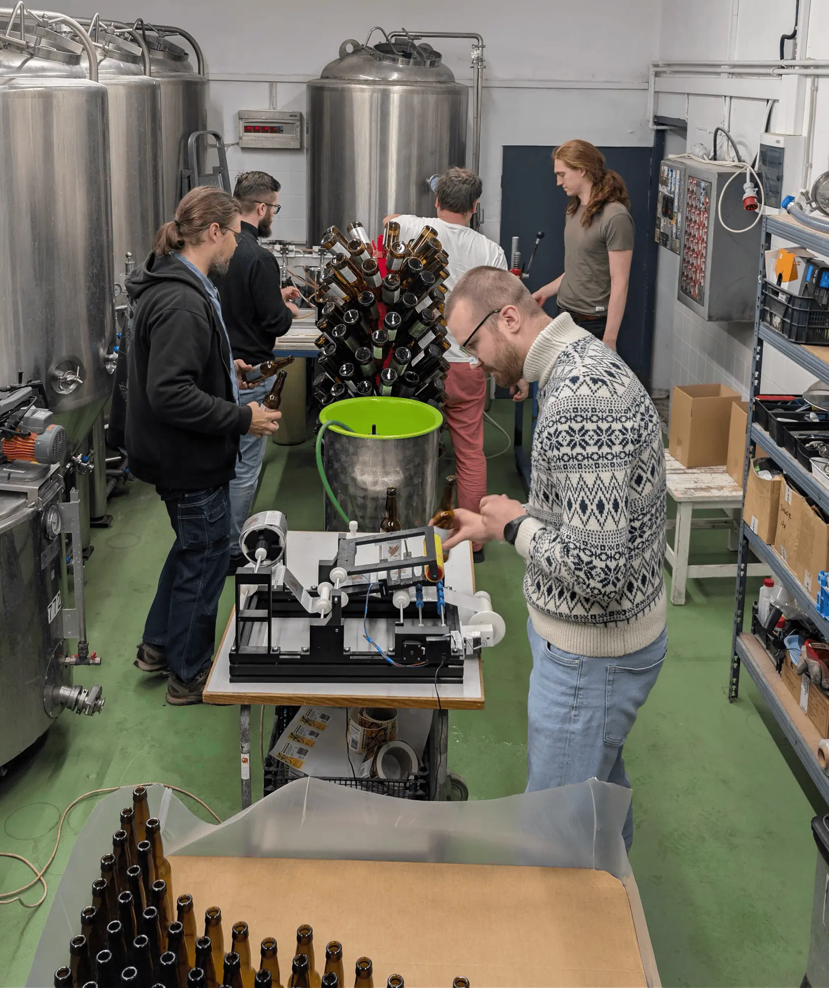 Codeborne 2025 Christmas Beer brewing